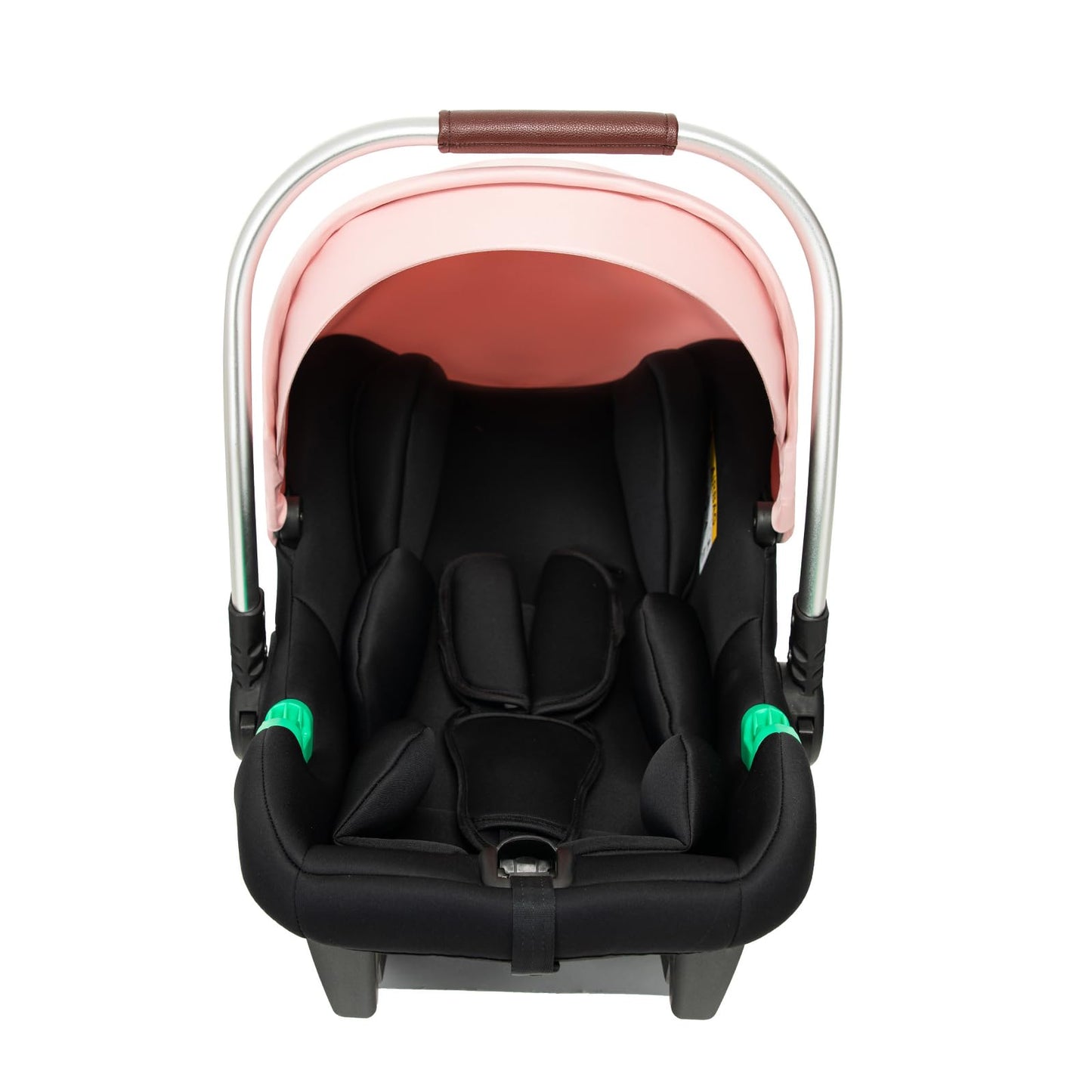 BEBBY Stroller 3-in-1 Baby 3 in 1 with Seat with Foldable Aluminium Frame, Compact Stroller with Adjustable Armrests, Combined Strollers,High Landscape Travel Pushchair (gen-H9-PINK, H9)