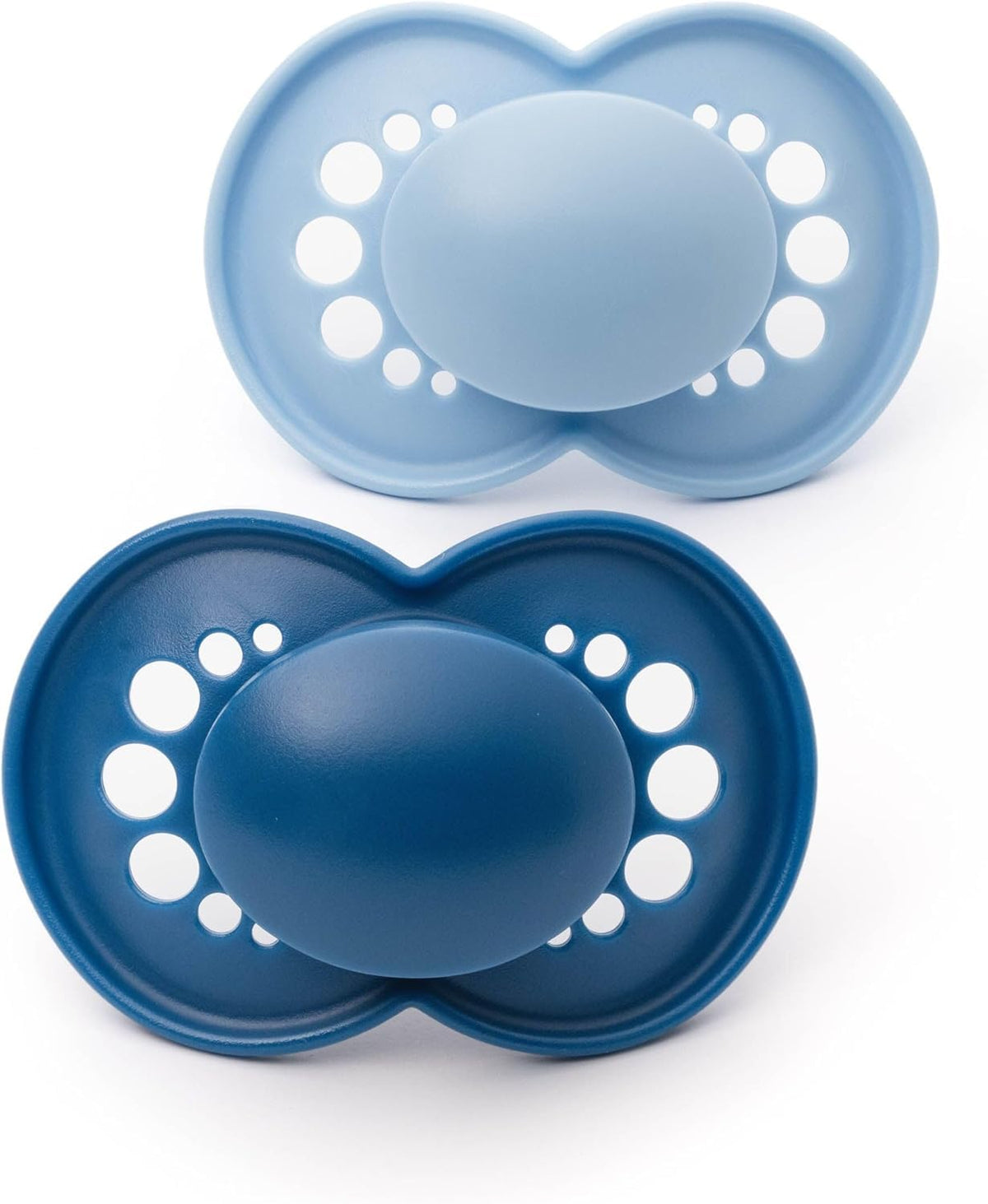 MAM Original Dummies, 6-18M, 2 Pack, Orthodontic Design, Blue