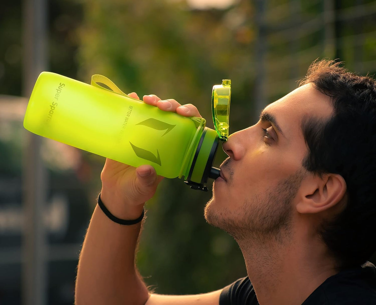 Sparrow Water Bottle 500ml/750ml/1L BPA-Free Tritan Drinks Bottle One-Click