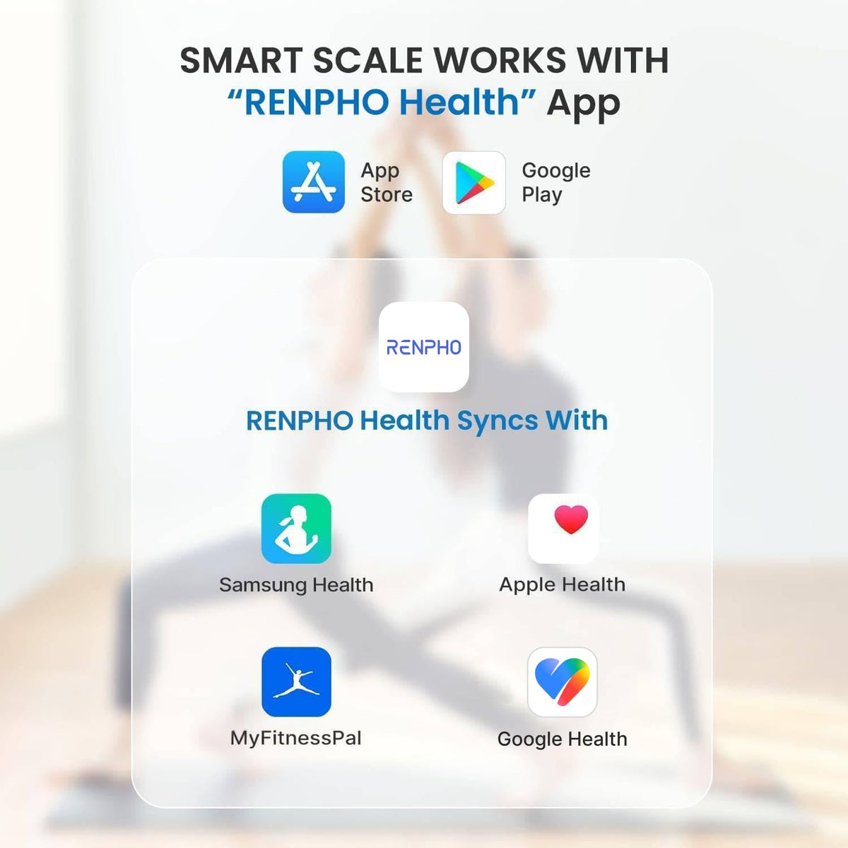RENPHO Weighing Scales for Body Weight, High Precision, LED Display,Core 1S