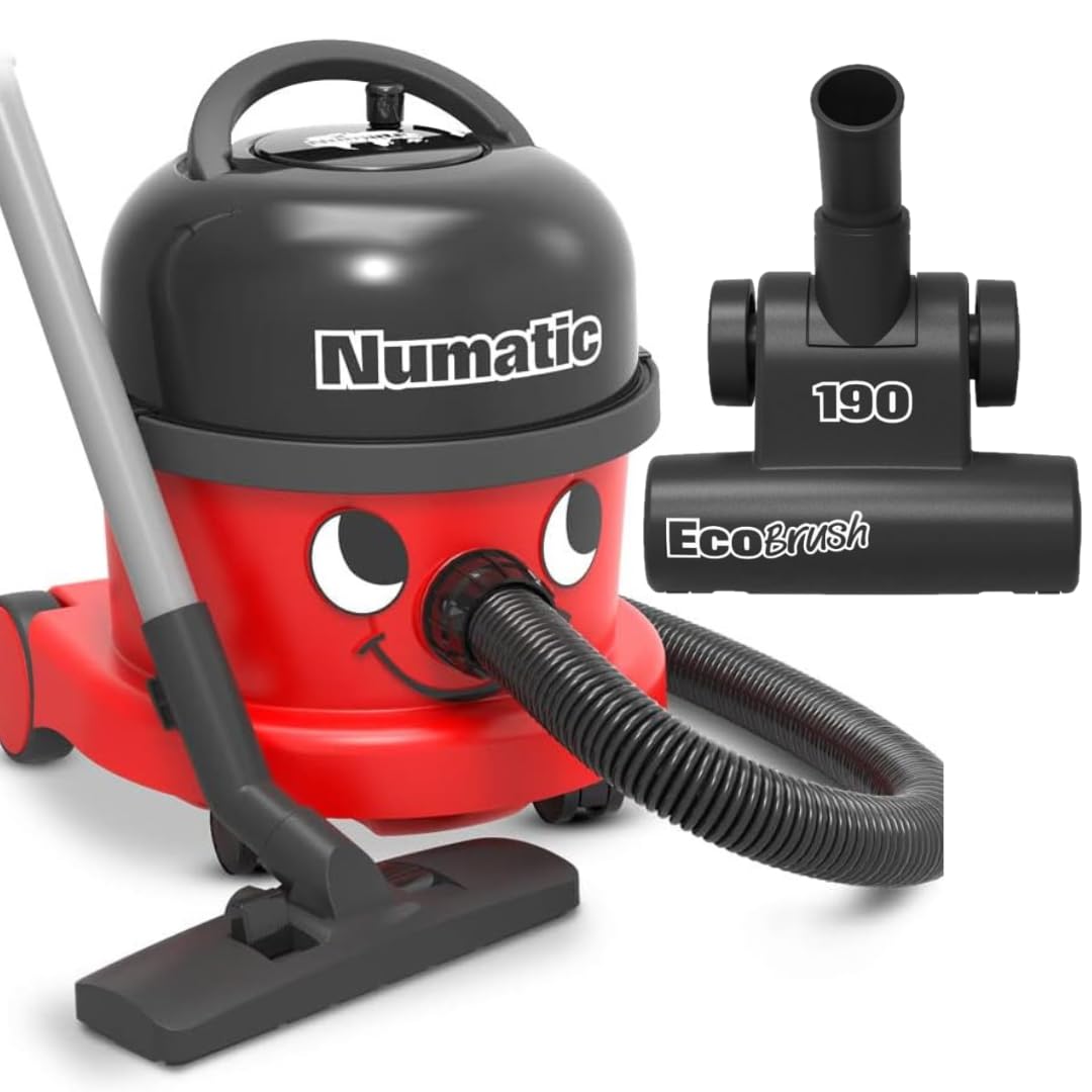 Numatic NRV240-11 Henry Vacuum Cleaner 620W 9L Commercial Dry Red - 3 Years Warranty - 2026 Model