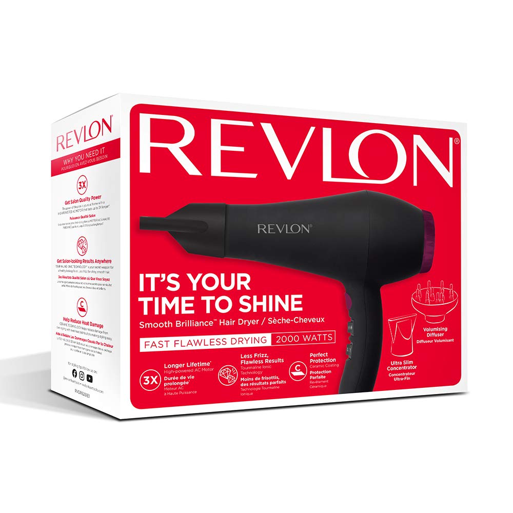 Revlon RVDR5823 Fast and Light Hair Dryer, 2000W