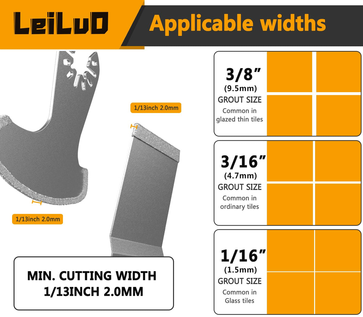 LEILUO 6Pcs Multitool Hook Blade, Multi Tool Hook Knife Blade Set