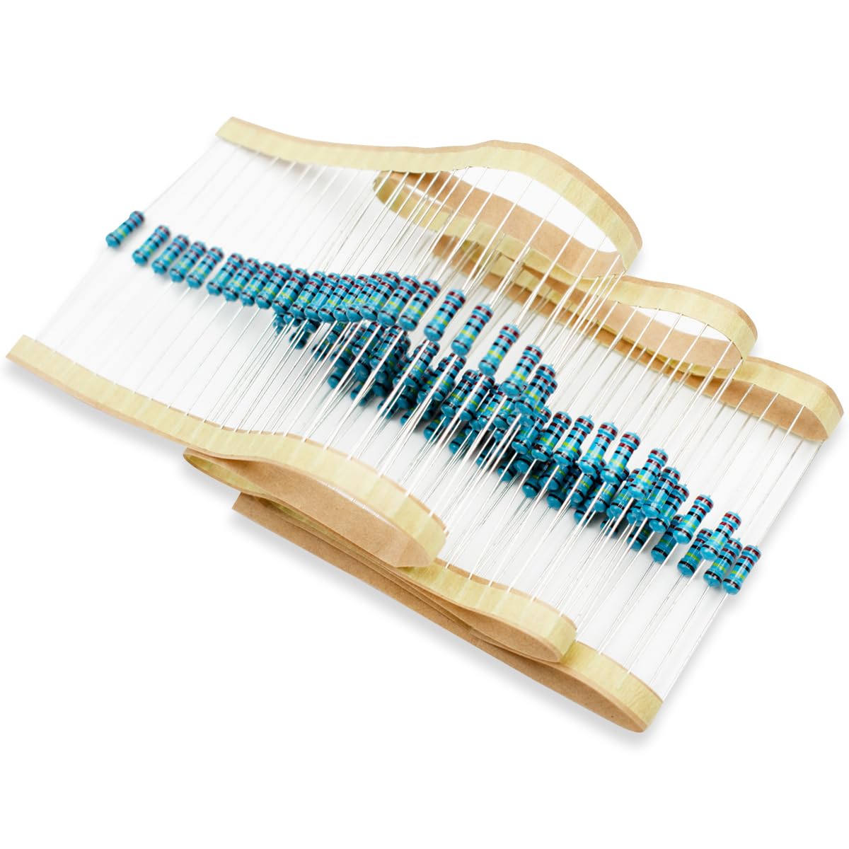 50 Pcs 1W 1% Tolerance 0.1 Ohm Metal Film Resistor Resistance for DIY Project and Experiments
