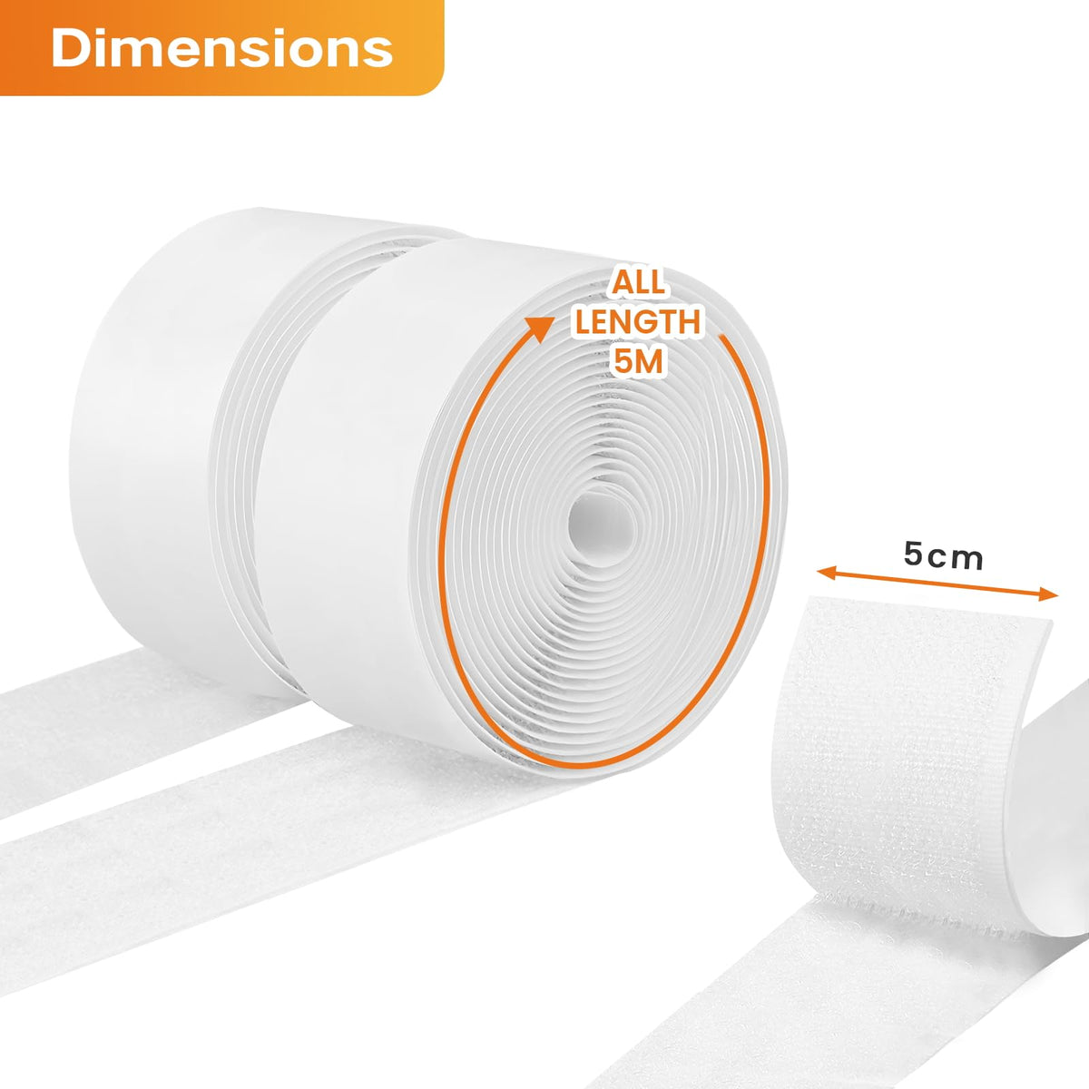 UPXDUMI Hook and Loop Tape 30mm x 5m Multipurpose Strong Self Adhesive Strips Heavy Duty Double Sided Sticky Back Roll Suitable for Home Carpet Sofa Picture Hanging Fabric Industrial Outdoor Black