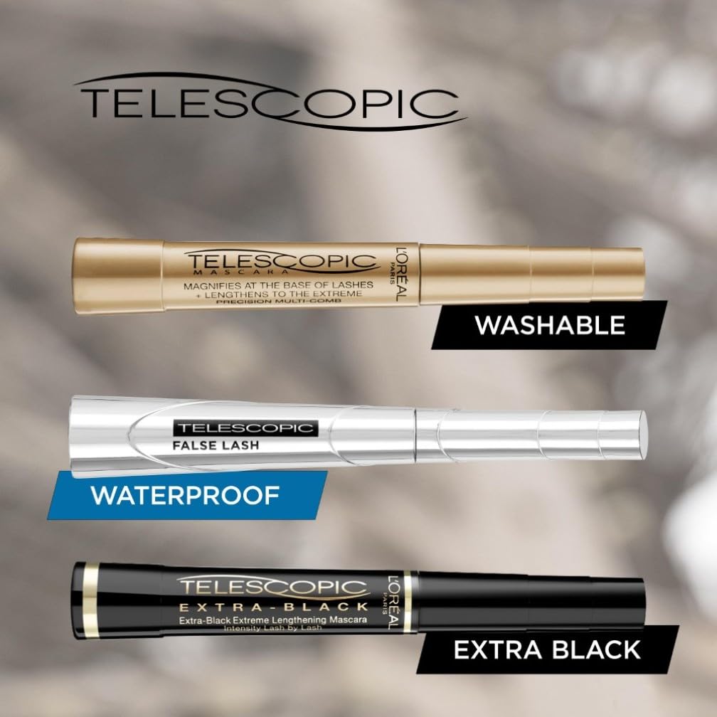 L'Oréal Paris Black Mascara, Telescopic Original Mascara in shade Black