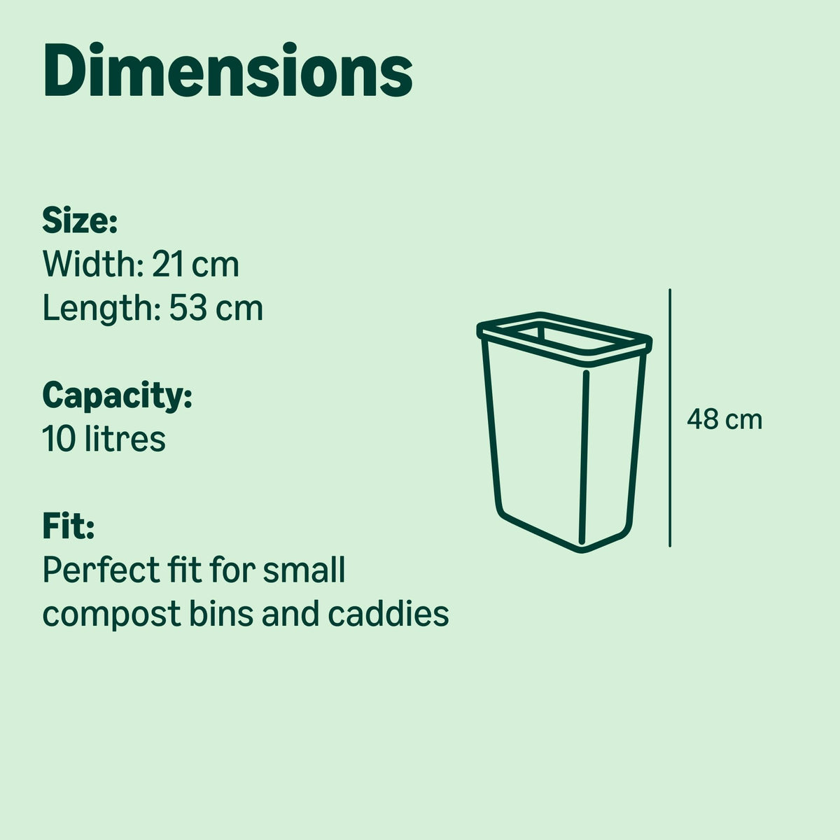 by Amazon Bin Liners with Carry Handles, 25 Litre, Transparent, 30 Count