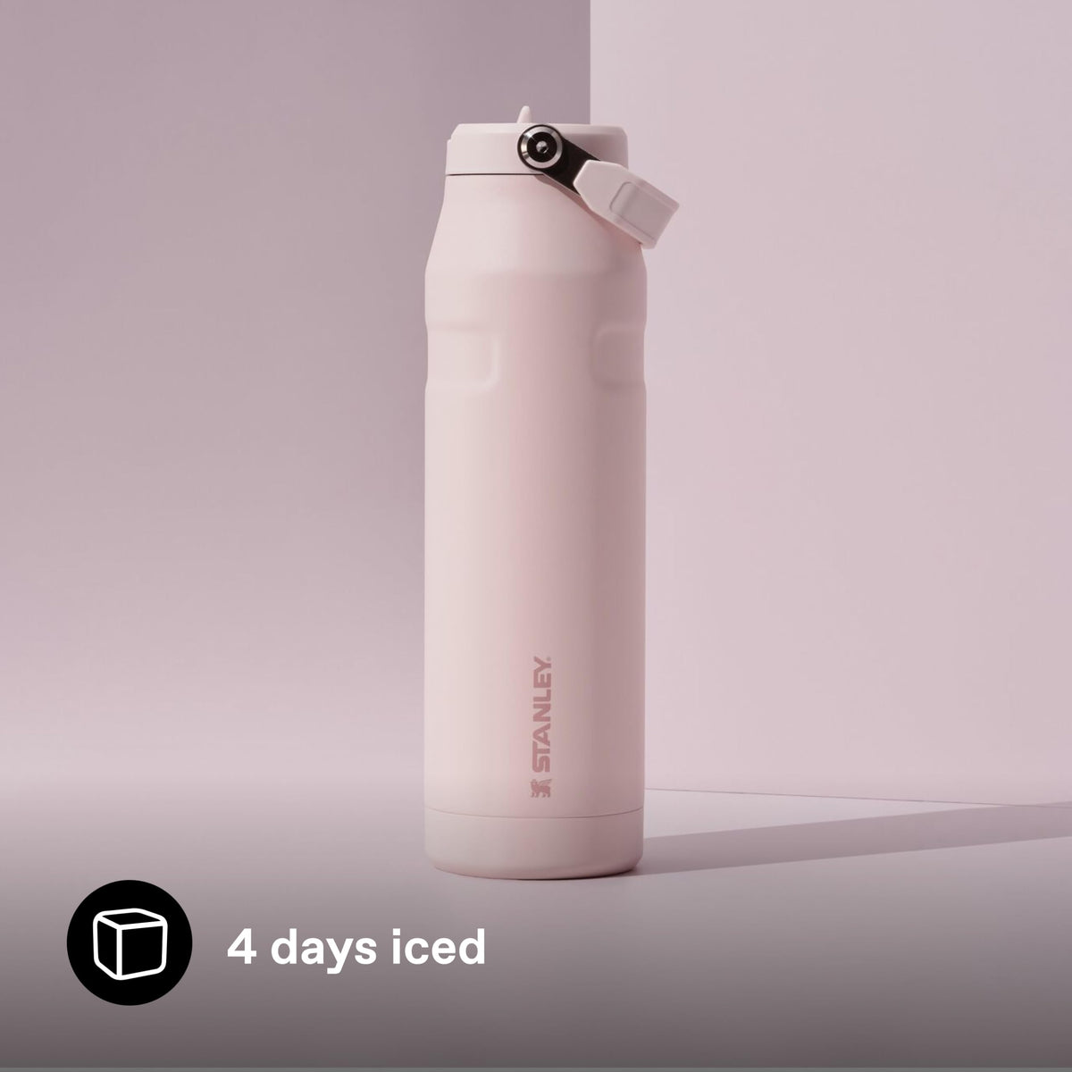 Stanley 1913 Flip Straw Sports Water Bottle 0.7L - Rose Quartz