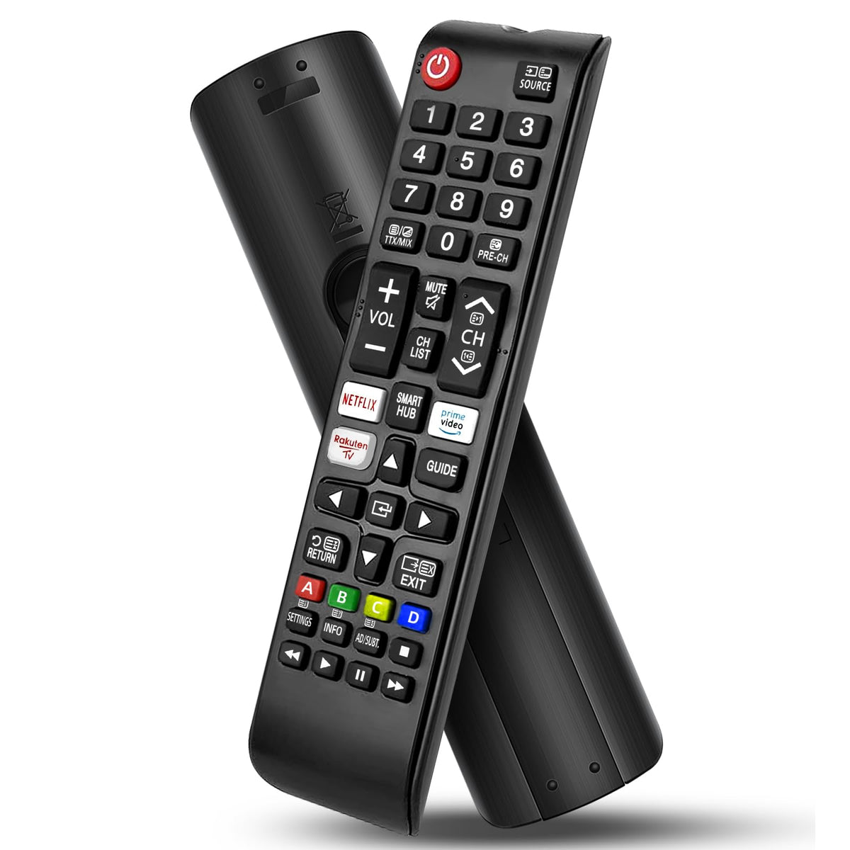 Hisense TV Remote Control, Universal Remote Control Replacement for Hisense VIDAA 4K UHD Smart TV with 12 Shortcut Buttons, No Setup Required