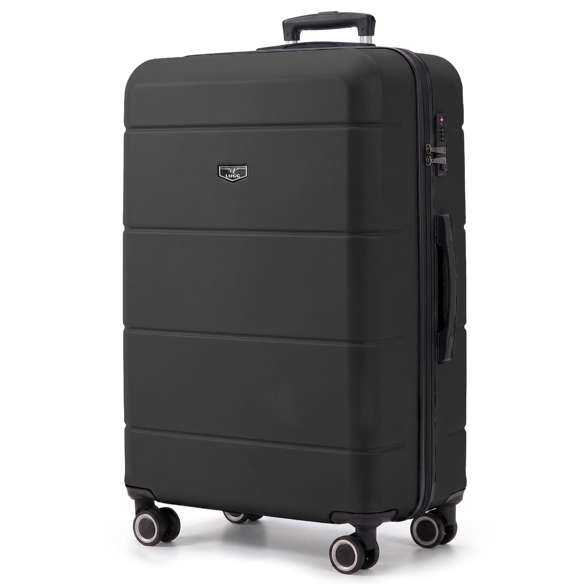LUGG Jetset 40cm Suitcase 40x30x20cm, Ryanair Compatible Underseat Size, Hard Shell ABS, Spinner with Removable Wheels, Lightweight Travel Luggage, 1 Year Warranty