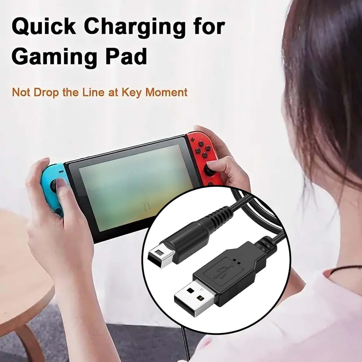 USB to DSi 3DS XL Universal Charging Cable Power Cord Adapter 1 PCS 1.2m