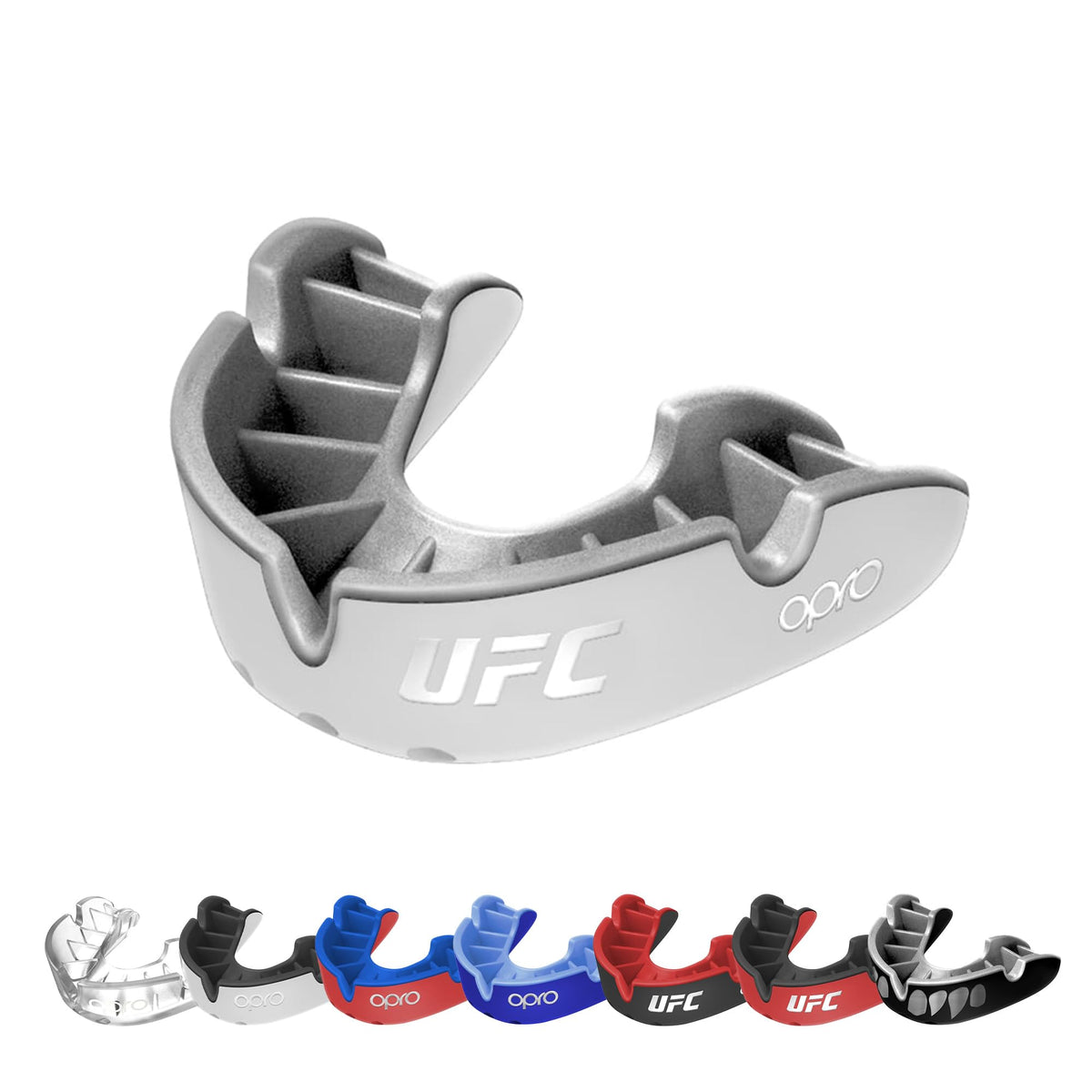 OPRO Silver Level Mouthguard Essential Fit – Gum Shield Adult and Kids – OPRO Mouth Guard Boxing and MMA, Easy Self-Fit Gum Shield Rugby and Hockey – Superior Protection with Dental Warranty