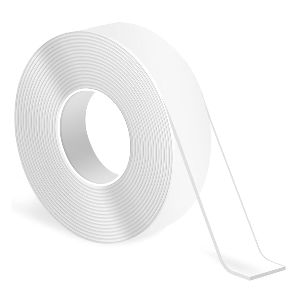 Double Sided Tape Heavy Duty Waterproof,Removable Reusable Multipurpose Clear Adhesive Extra Strong for Carpet Mats/Photos Frames/Craft Wall Mounting (3m*2cm*1mm)