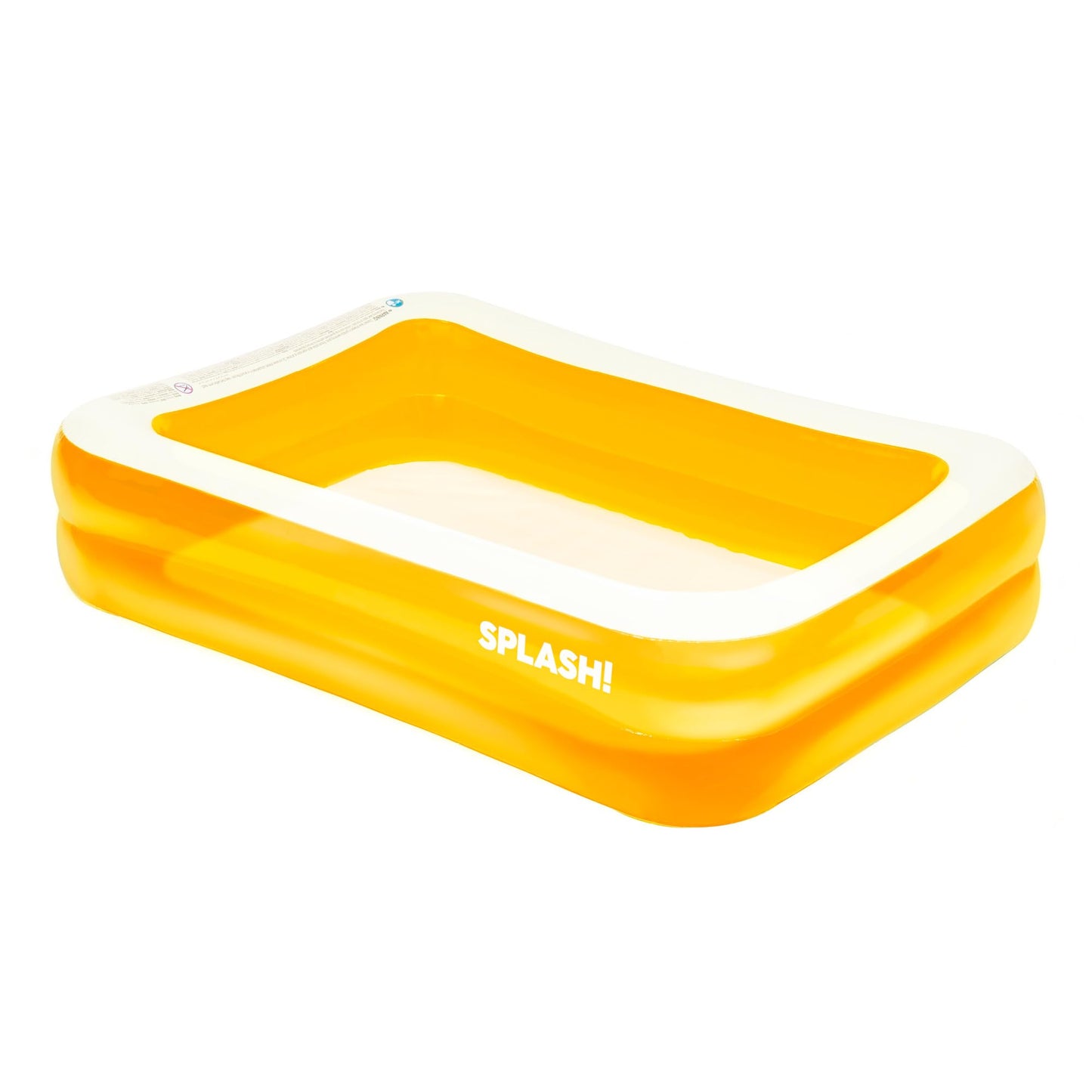 SPLASH! 8.5ft Rectangular Inflatable Swimming Pool — 780 Litre Capacity