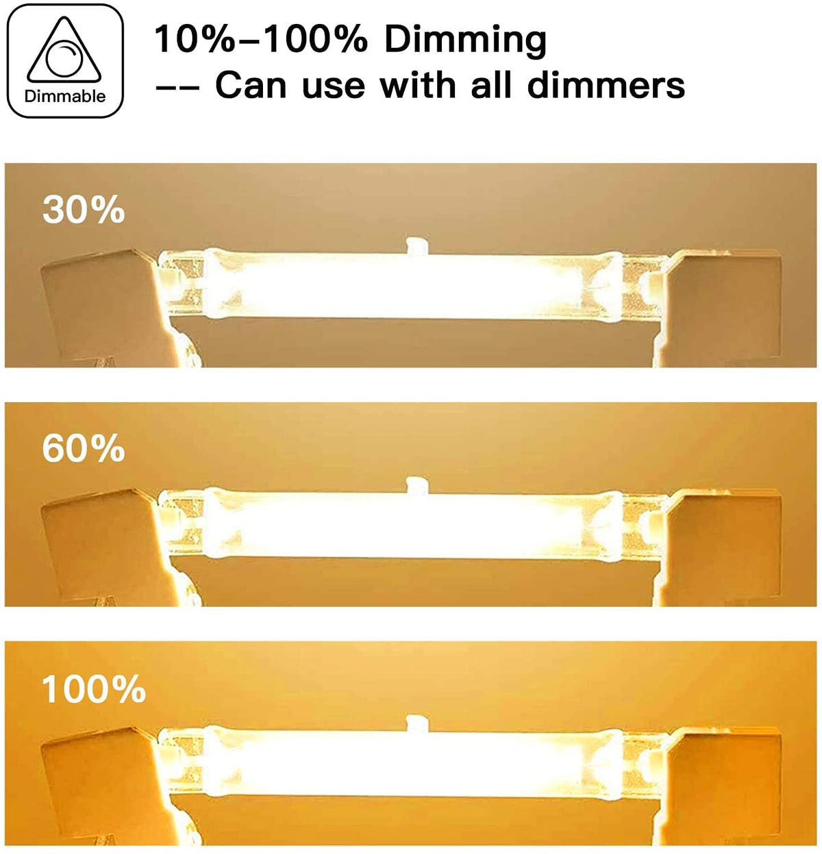 r7s Halogen Light Bulbs 78mm 150w