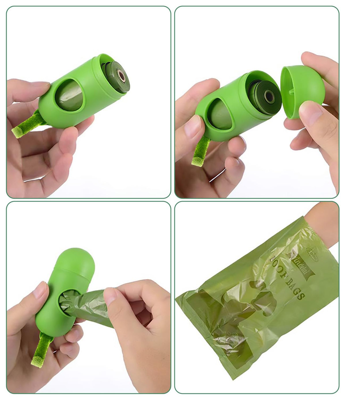 Biodegradable Dog Poo Bags with Dispenser Leak Proof - 280 Count Scented