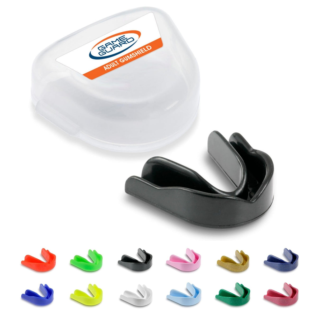 GAME GUARD Sports Mouthguard – Easy Fit Boil & Bite Gum Shield for Kids/Junior (Age 8+) – Mouth Guard for Rugby, Hockey, GAA – Ideal for Schools and Clubs (Baby Pink)