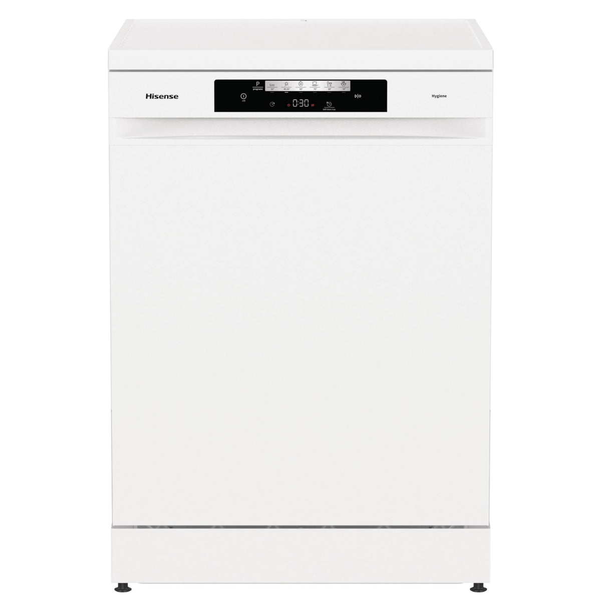 Hisense HS523E15WUK Slimline 10 Places Free Standing Dishwasher White with 30 Minutes Quick Wash [Energy Class E]