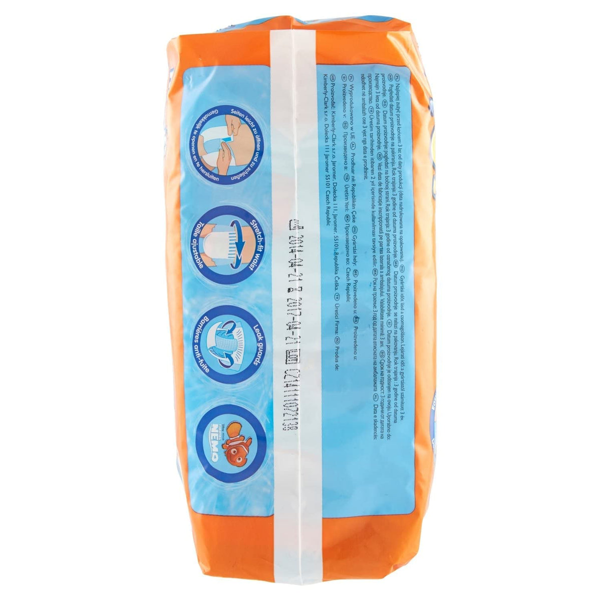 Huggies Little Swimmers, Swim Nappies, Size 5-6 - 33 Pants - Maximum Protection Swimming Nappies with Leak Guards - All-Round Stretchy Waistband
