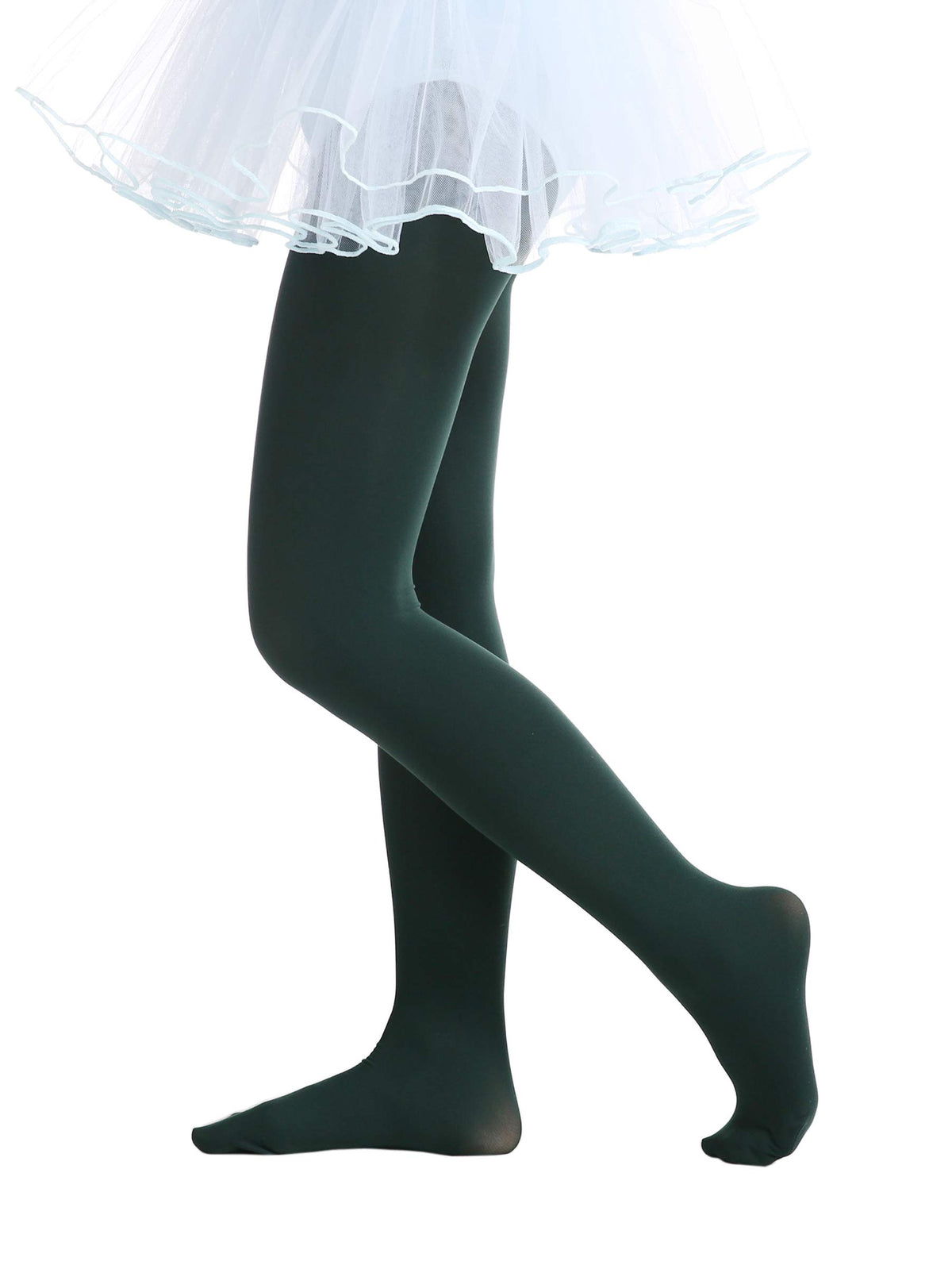 EVERSWE Girls Semi Opaque Tights, 40D Microfiber Tights