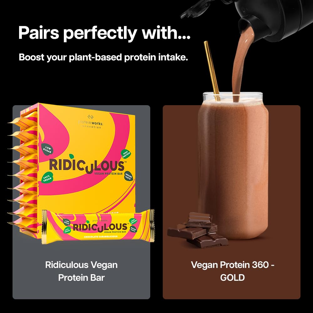 Protein Works | Vegan Protein 360 - Gold, Chocolate Bueno, 1kg