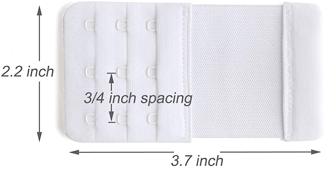 Women's Bra Extender 3 Hook Soft and Comfortable Bra Extension Strap