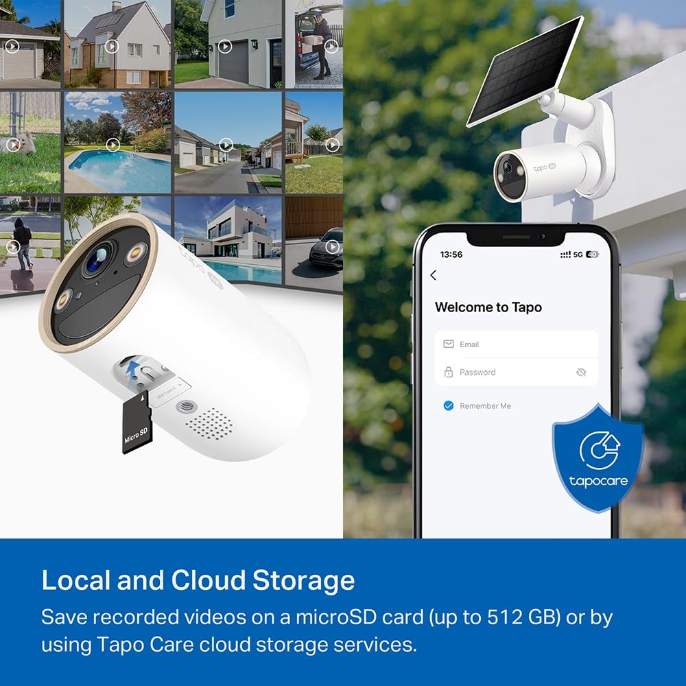 Tapo 2K QHD Wireless Indoor/Outdoor Smart Security Camera