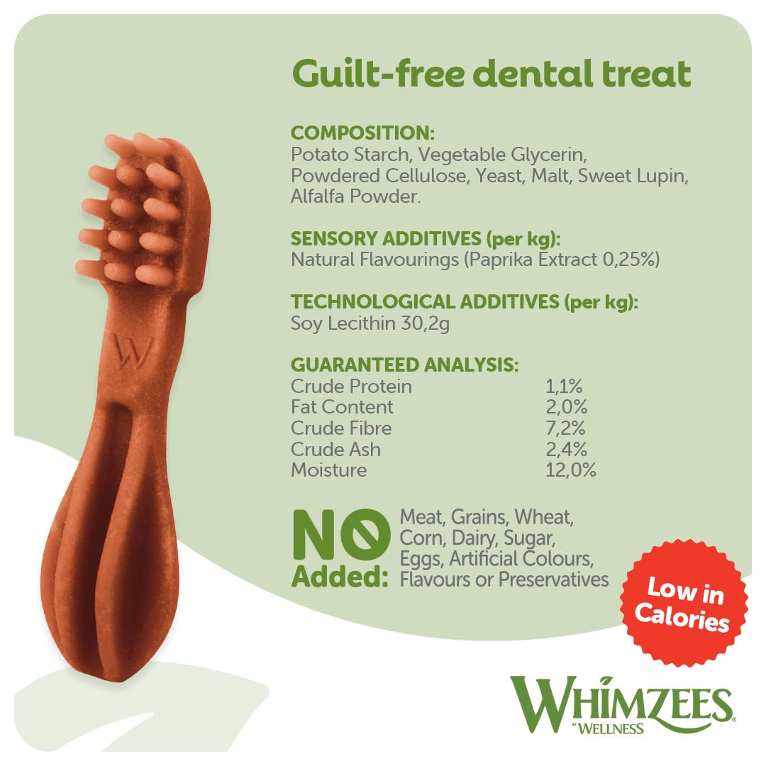 WHIMZEES Toothbrush S, Month Box, 30 Pieces – Size S