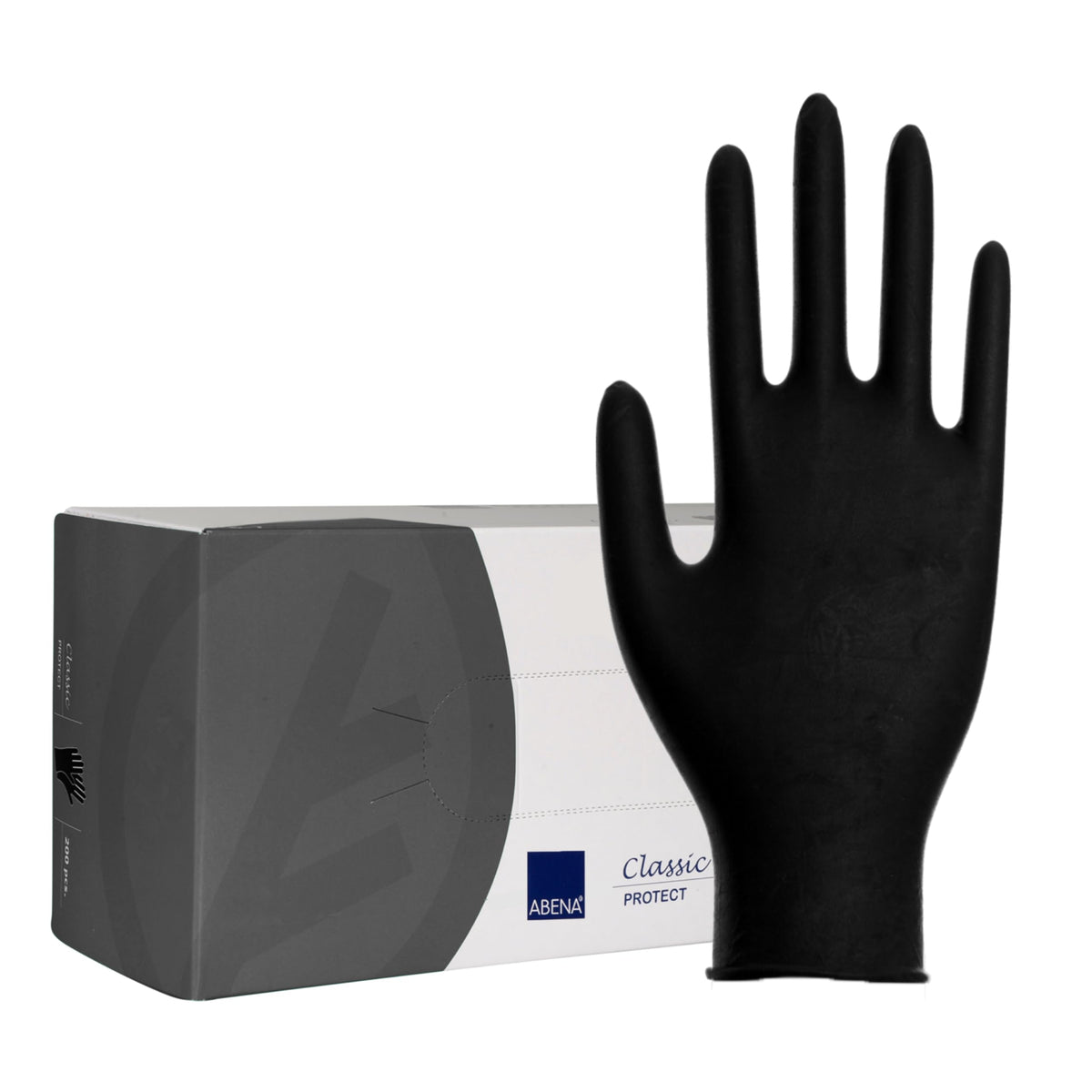 ABENA Pink Disposable Nitrile Gloves, Large, Pack of 100, Powder Free, Latex Free, Examination Gloves for Cleaning, Food Prep, Beauty, Medical & Hygiene, Strong Single Use Protective Gloves