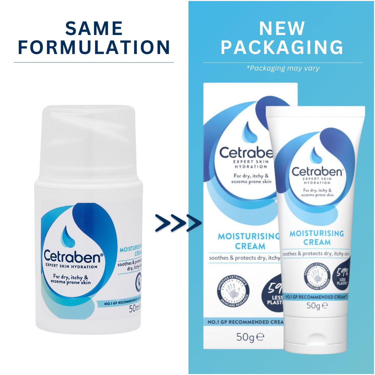 Cetraben Moisturising Cream for Dry, Sensitive & Eczema-Prone Skin, 475ml