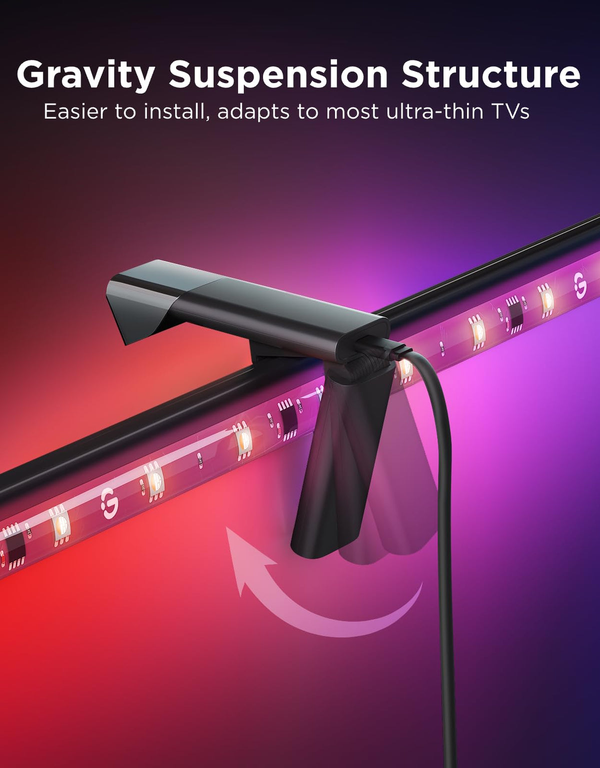 Govee TV Backlight 3 Lite with Fish-Eye Correction Function