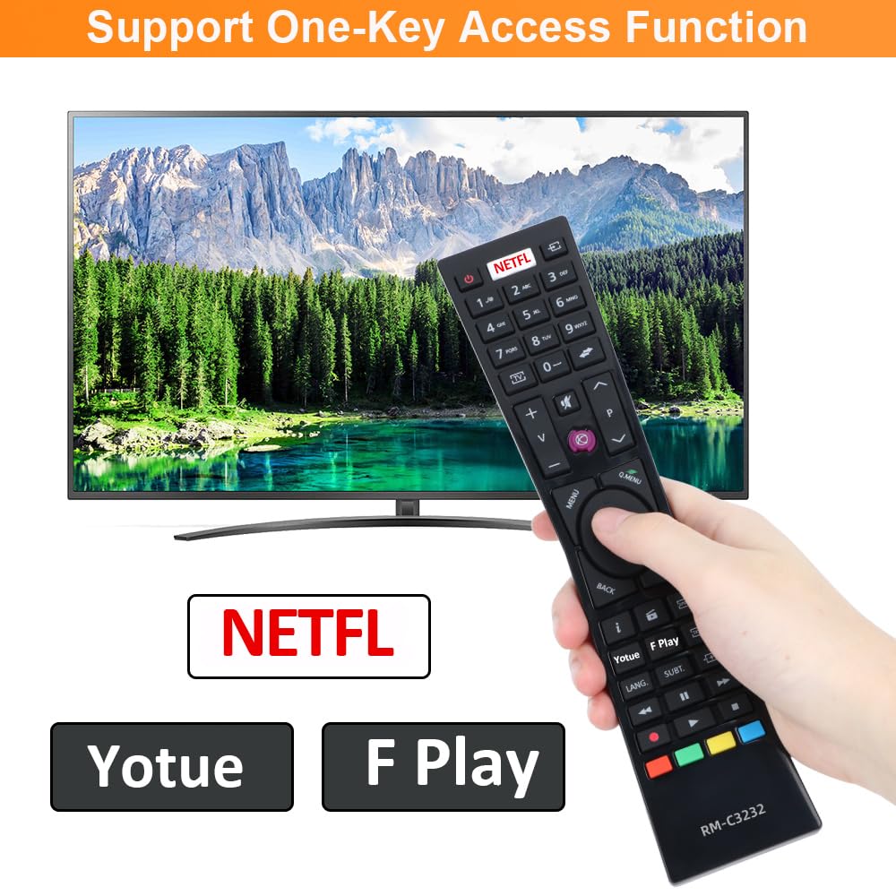 Gvirtue 【Pack of 2】Replacement Remote Control Compatible with Roku Box Model: Roku 1, Roku 2(HD, XD, XS), Roku 3, Roku LT, HD, XD, XDS, Roku N1, Roku Express, Roku Express+