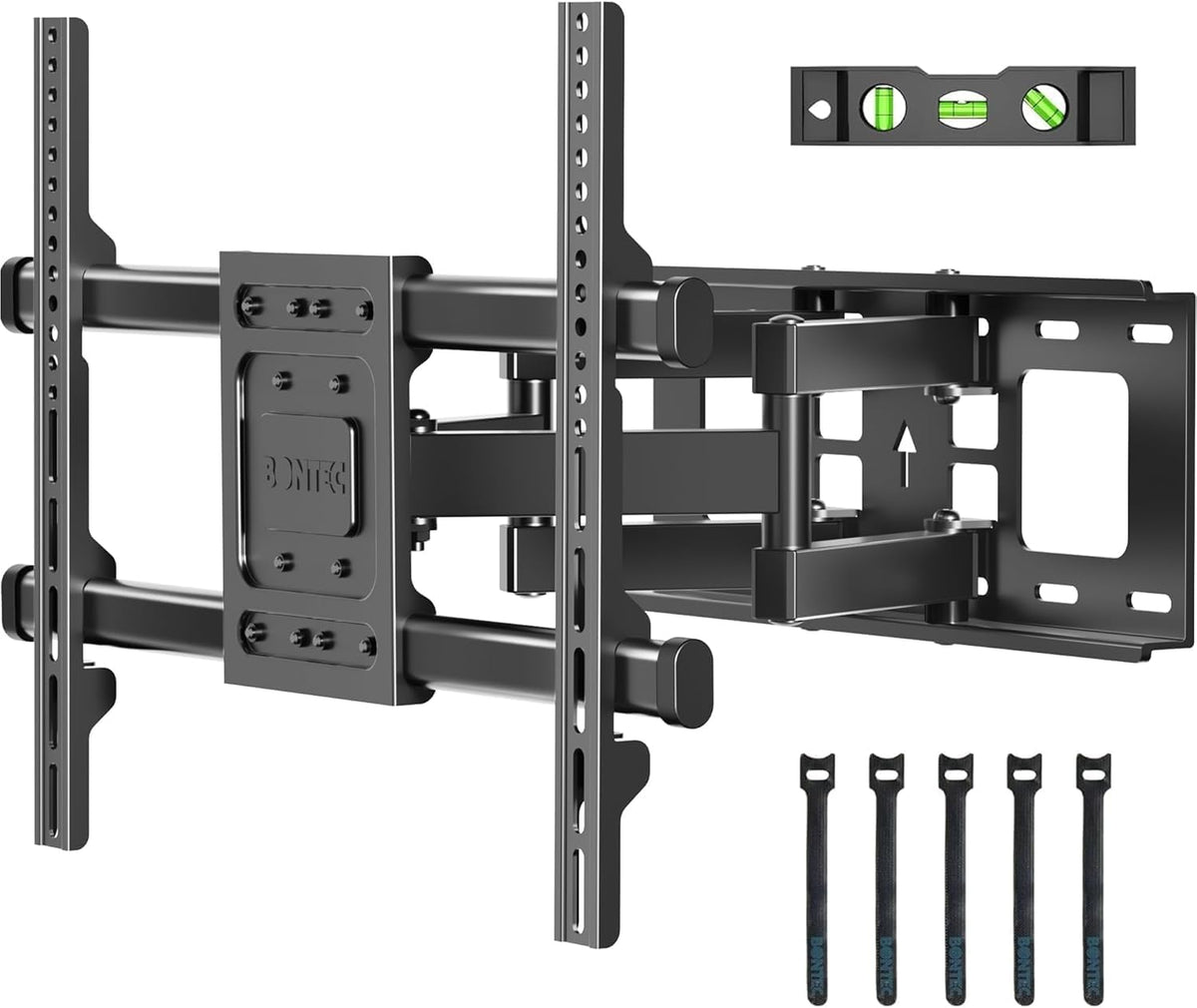 BONTEC TV Wall Bracket for 32-85 Inch TVs, Full Motion TV Wall Mount, 60 kg