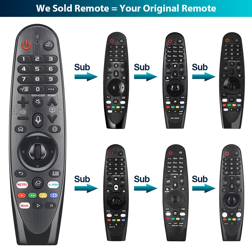 Gvirtue 【Pack of 2】Replacement Remote Control Compatible with Roku Box Model: Roku 1, Roku 2(HD, XD, XS), Roku 3, Roku LT, HD, XD, XDS, Roku N1, Roku Express, Roku Express+