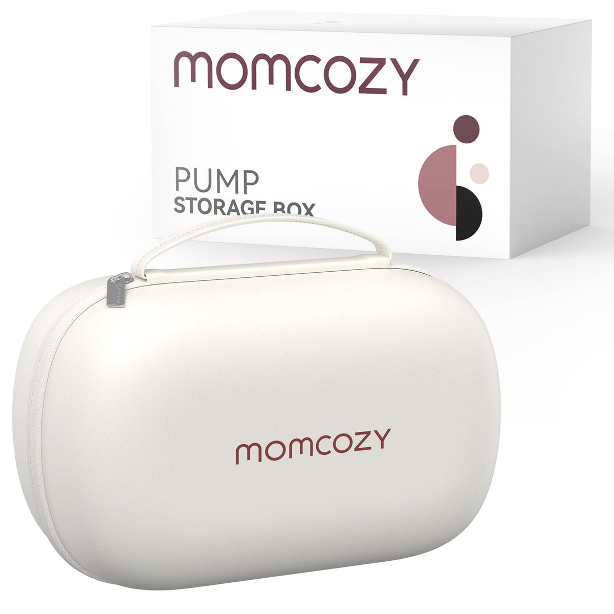 Momcozy Full Set Collector Cup Only Compatible with Momcozy M5 NOT for Others. Original M5 Breast Pump Replacement Accessories (160ml, with Double-Sealed Flange 24mm)