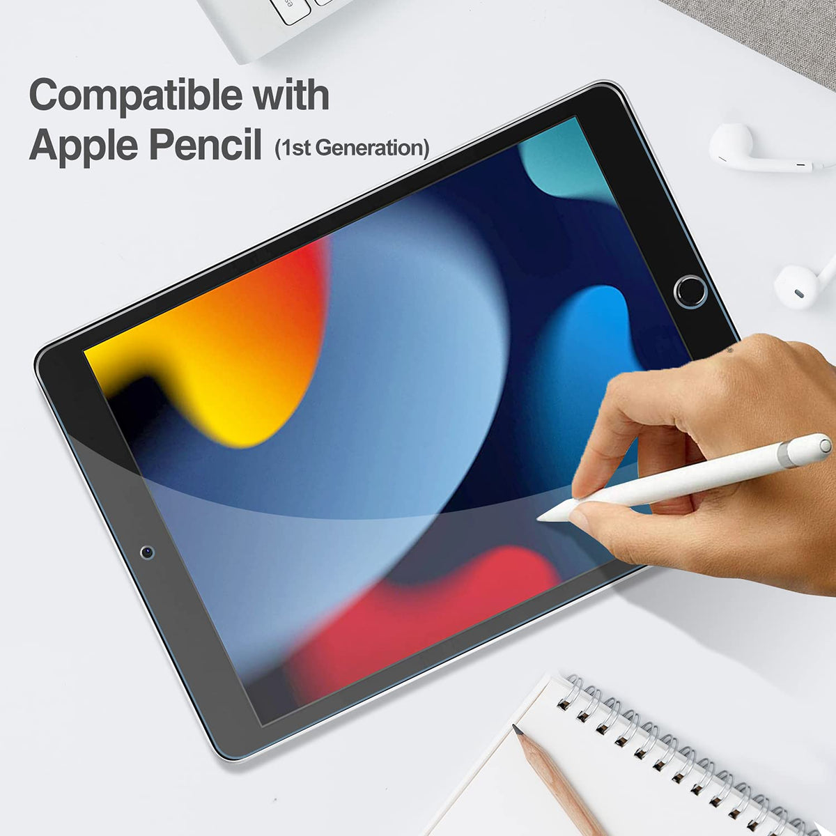 ProCase 2 Pack Screen Protector for iPad A16 2025 11th 11"/10th 2022 10.9"