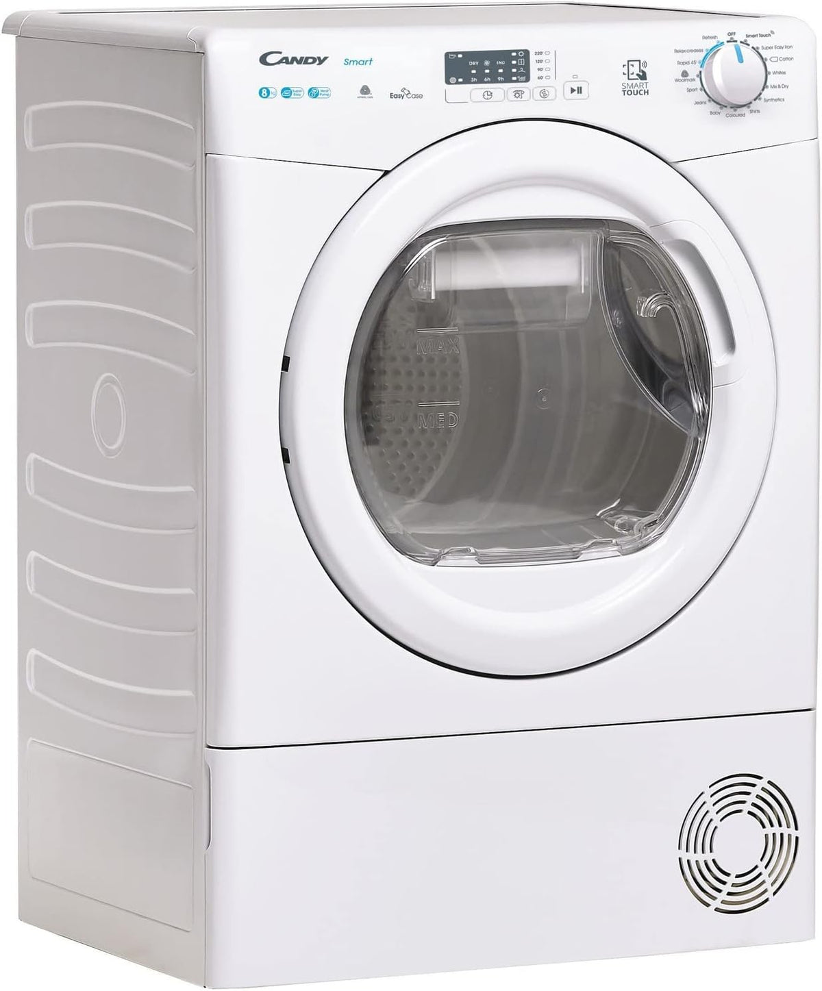 Candy Smart Condenser Tumble Dryer, 8kg, E Class, White