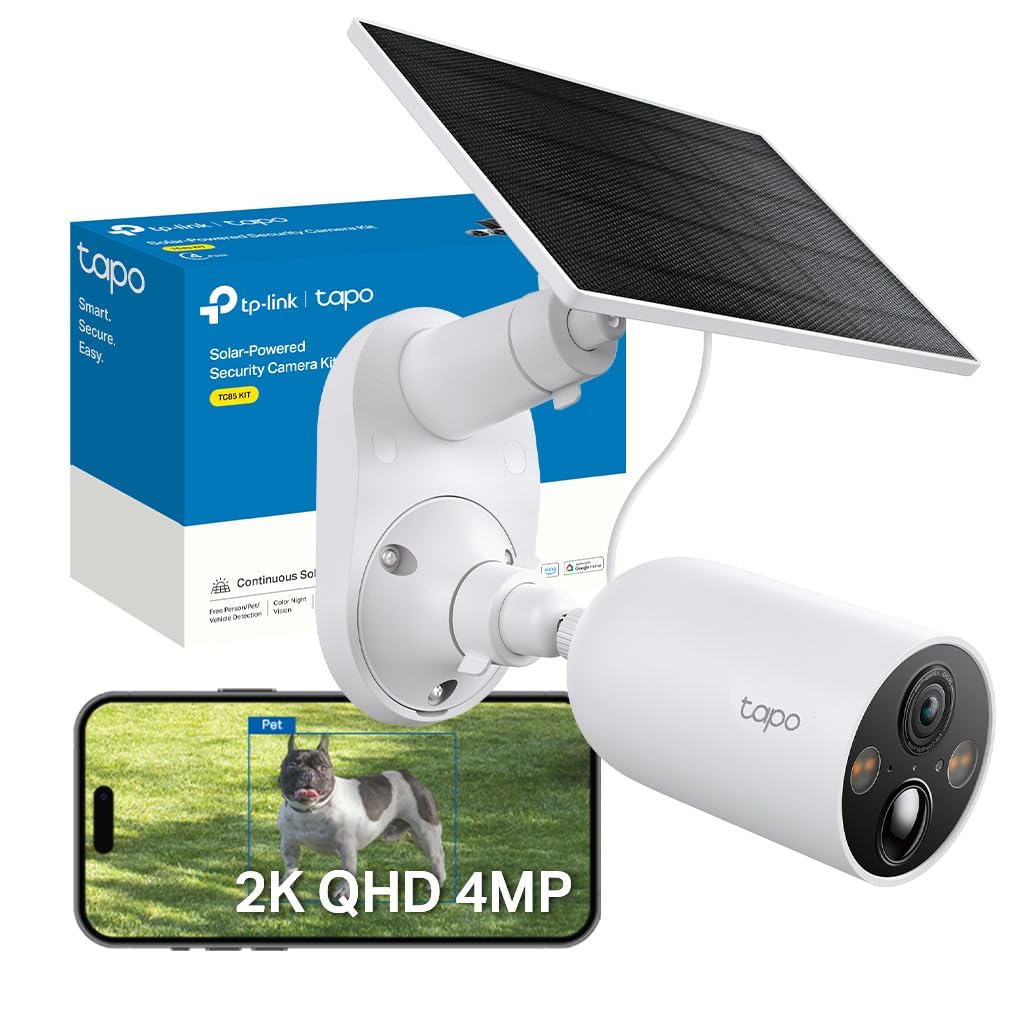 Tapo 2K QHD Wireless Indoor/Outdoor Smart Security Camera