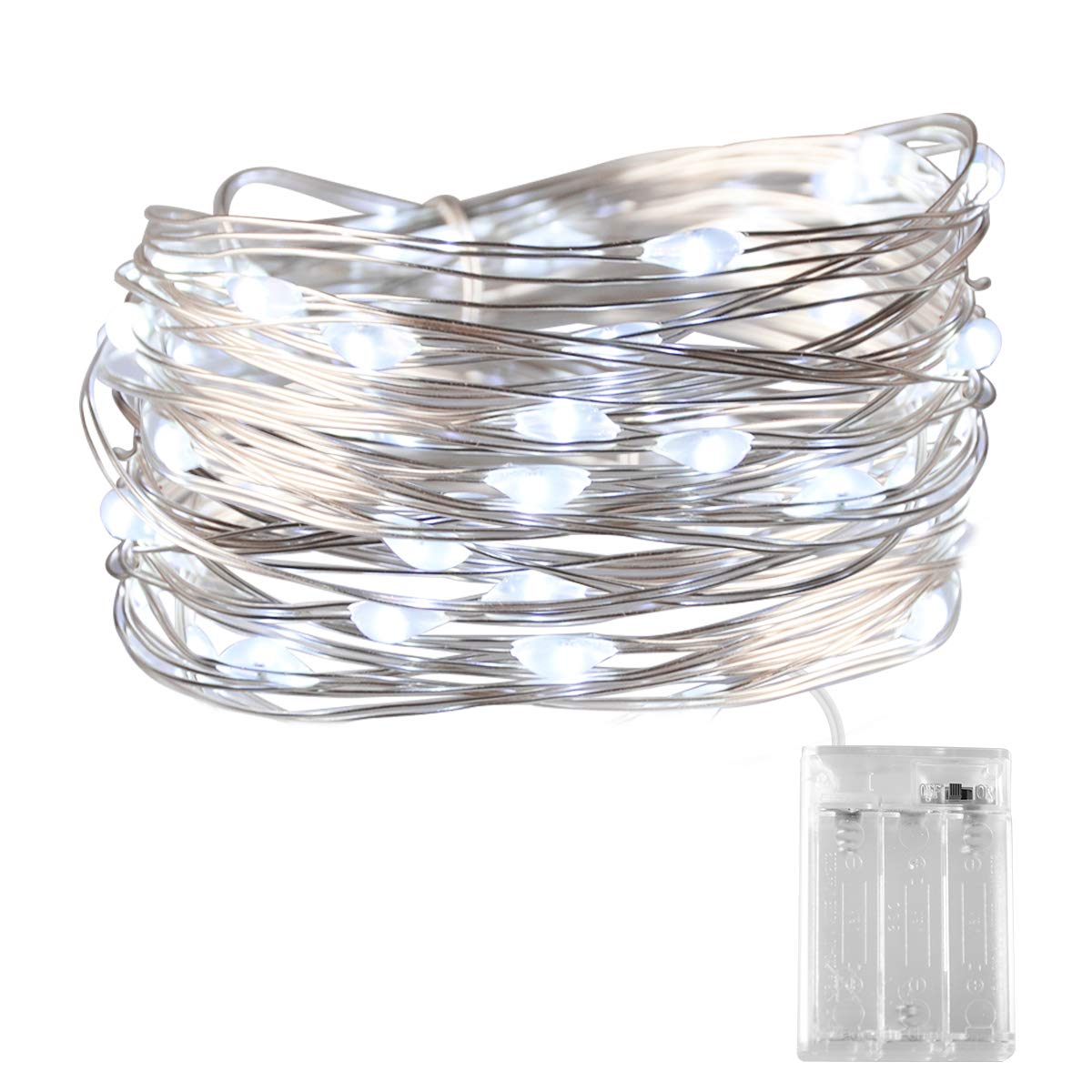 Dalugo Orange Fairy Lights, 3M/10ft Amber Fairy Lights, 30 LED Halloween Battery Lights for Autumn Halloween Christmas Decorations, Fireplace, Home Decor