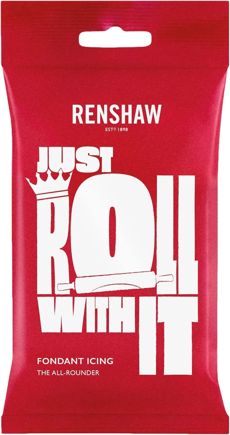 Renshaw White Ready to Roll Fondant Icing, 500 g (Pack of 1)