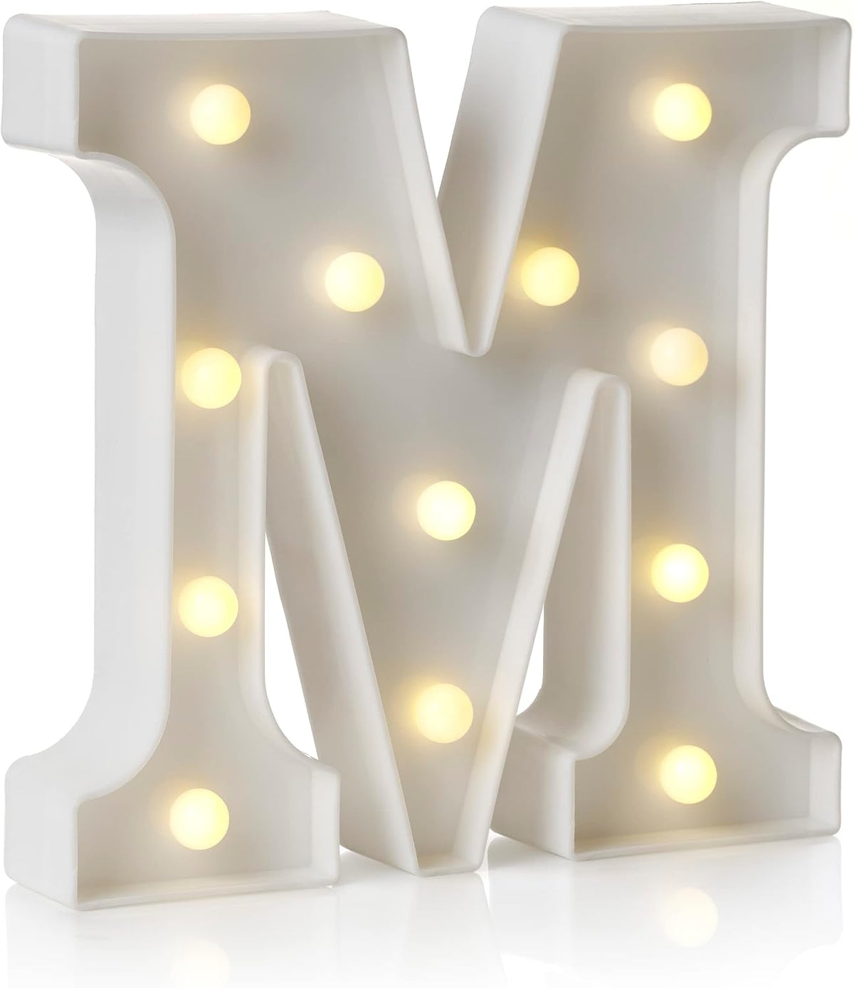 Auraglow LED Light Up Letter C Sign, Battery Powered Party Decoration