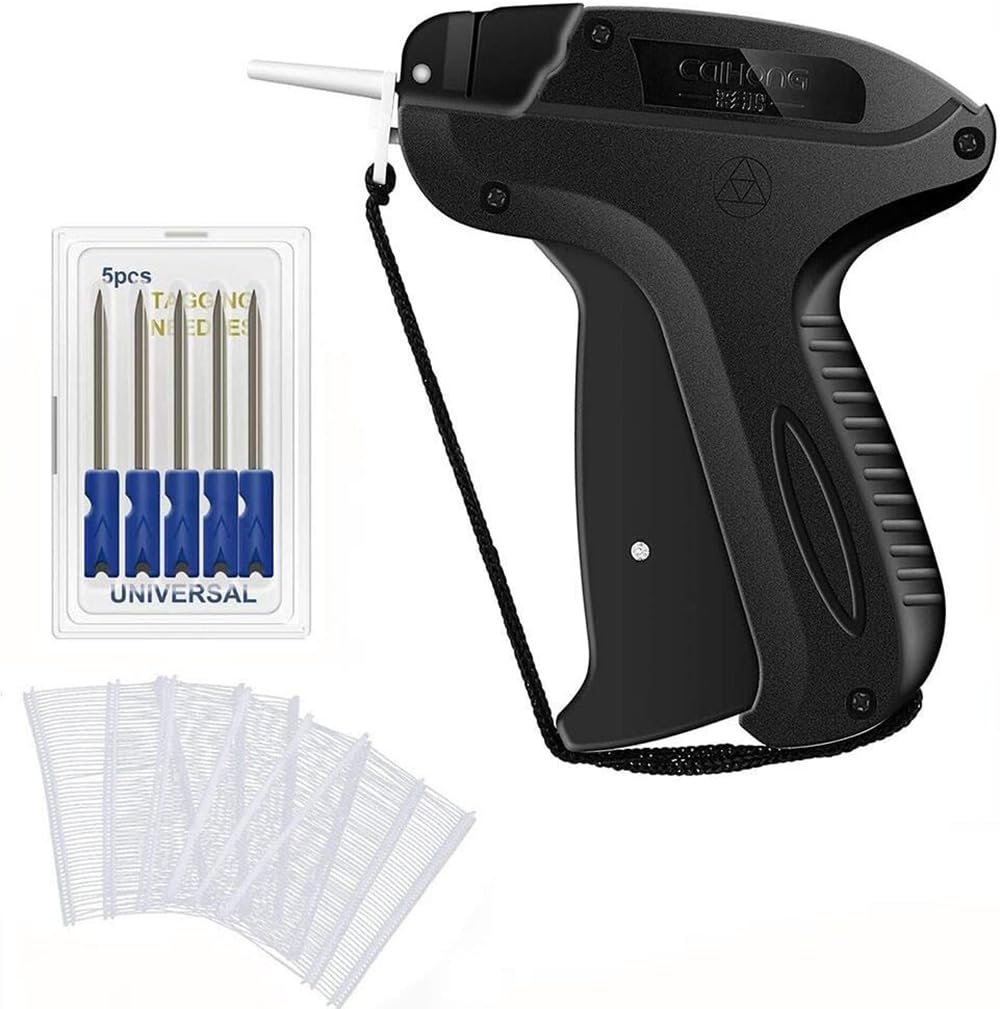 Stitchy Quick Clothing Fixer, Mini Stitch Gun for Clothes, Clothing Stitch Tagging Gun with Case,Stitchy Tool with 6 Needles,1500 Black & 1500 White 5mm Micro Fasteners