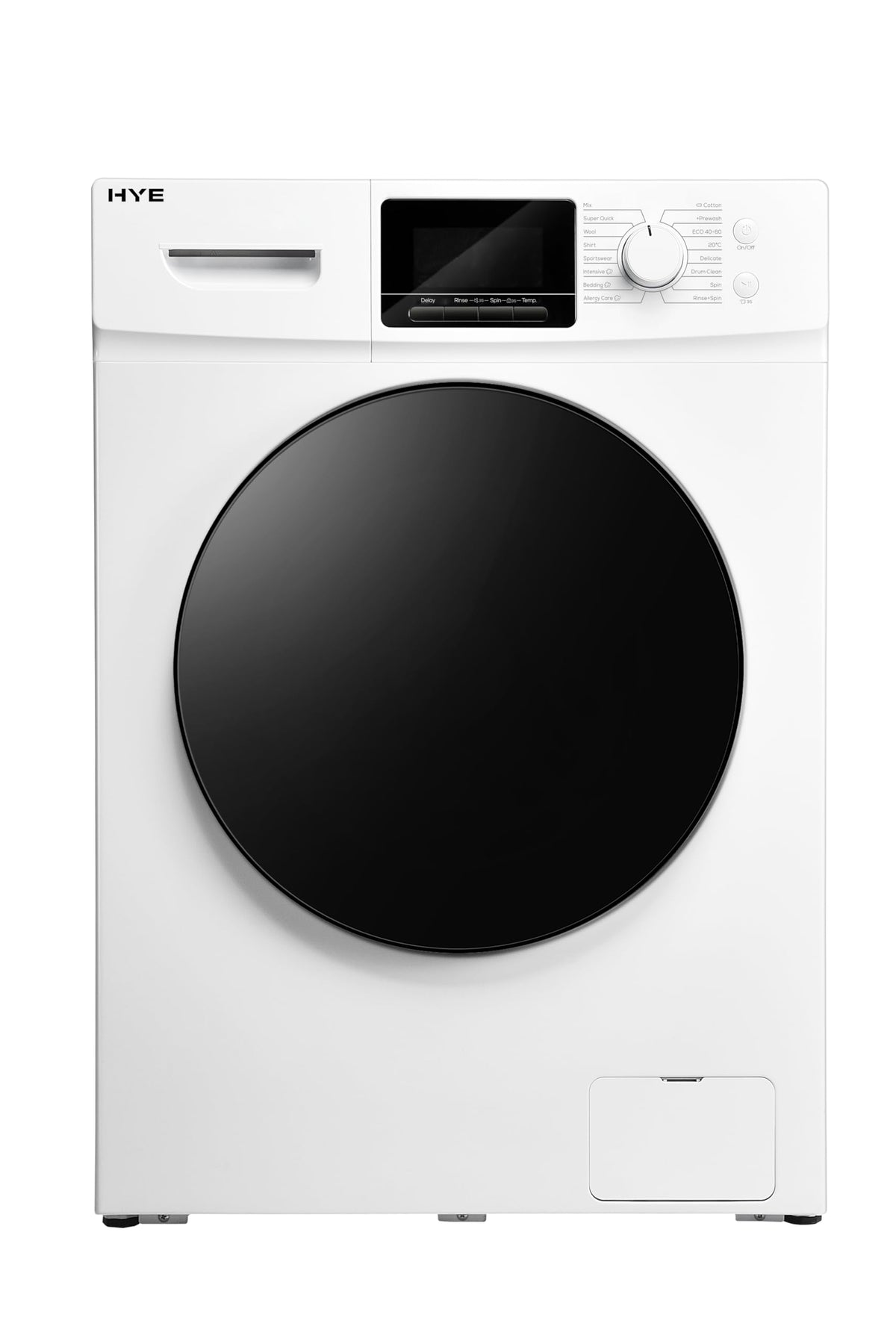 HYE Washing Machine - 8KG Drum, 1400RPM, White