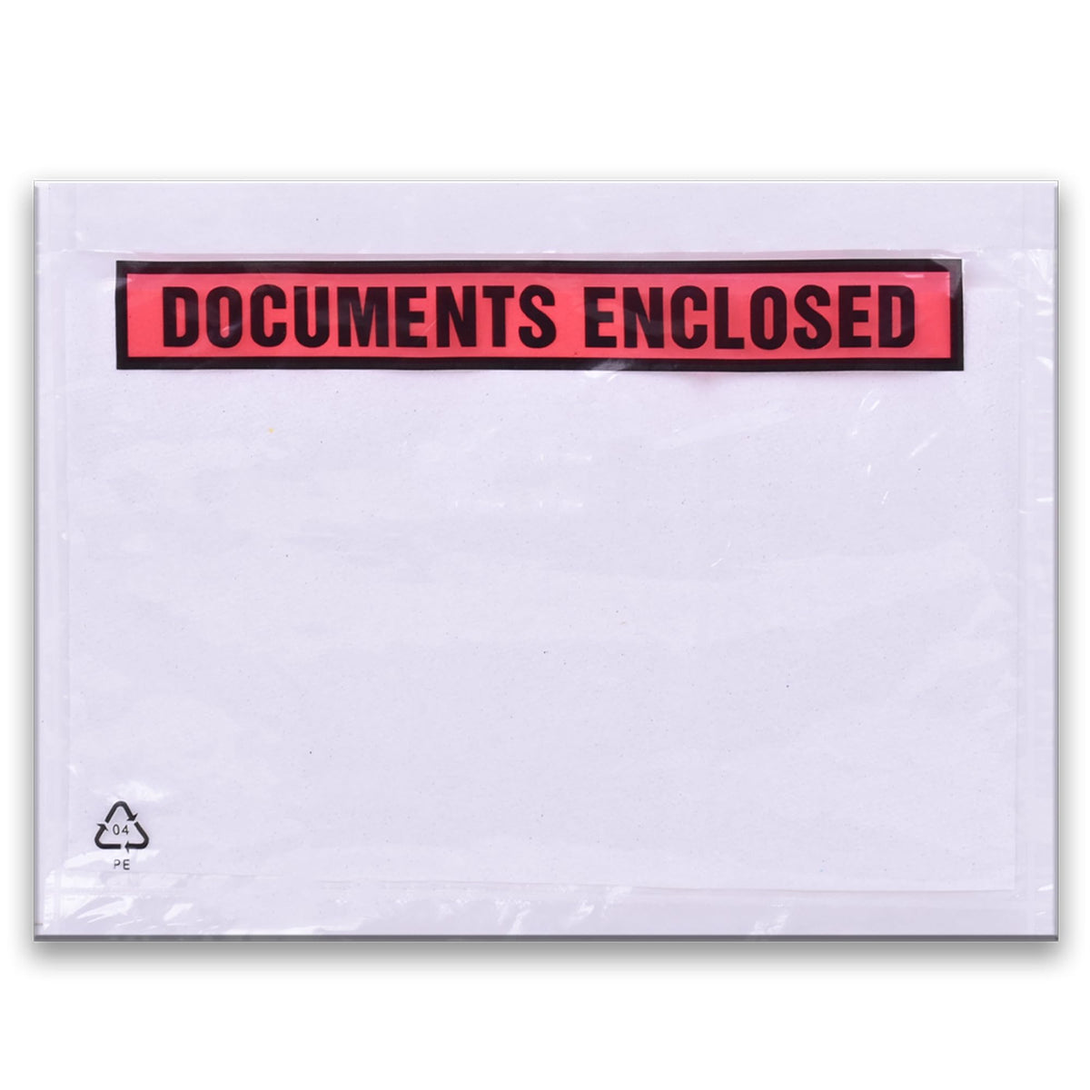 Triplast 200 x DL Printed Document Enclosed Wallet (230 x 110 mm) | Peel & Seal Clear Plastic Envelopes/Sleeves/Pockets/Wallets | Attach Invoices, Packing Lists & Delivery Notes to Parcels