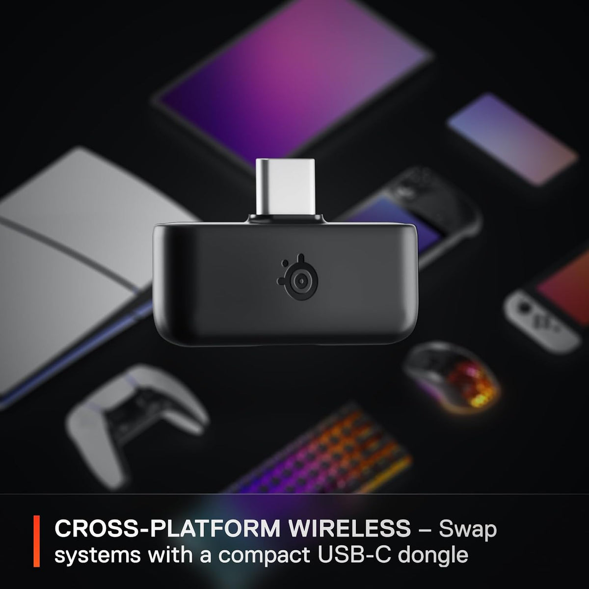 SteelSeries Arctis Nova 5P Wireless - PS5 Gaming Headset - 100+ Audio Presets via App - Neodymium Magnetic Drivers - 60H Battery - 2.4GHz/BT - ClearCast Gen2.X Mic - Supports PS4, PC, Mobile