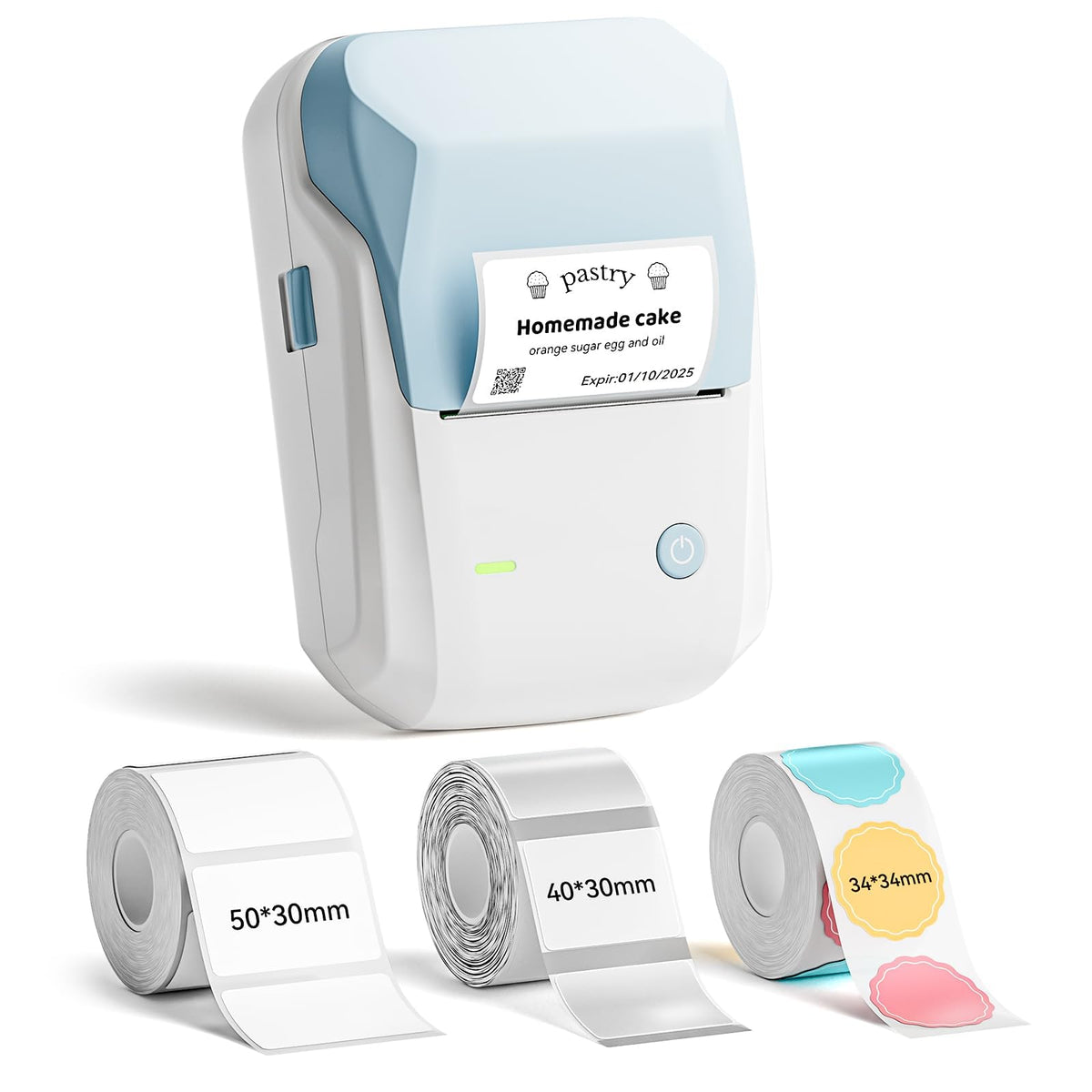 NIIMBOT B1 Label Maker Machine, 2 Inch Bluetooth Sticker Printer