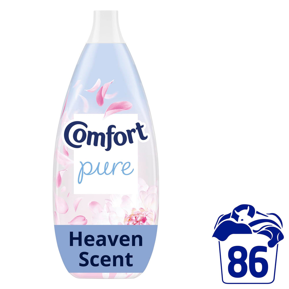 Comfort Pure Dreams Cashmere Soft Fabric Conditioner Dermatologist-Recommended Gentle Next to Sensitive Skin 48 washes(1.44 L) - Case pack of 6
