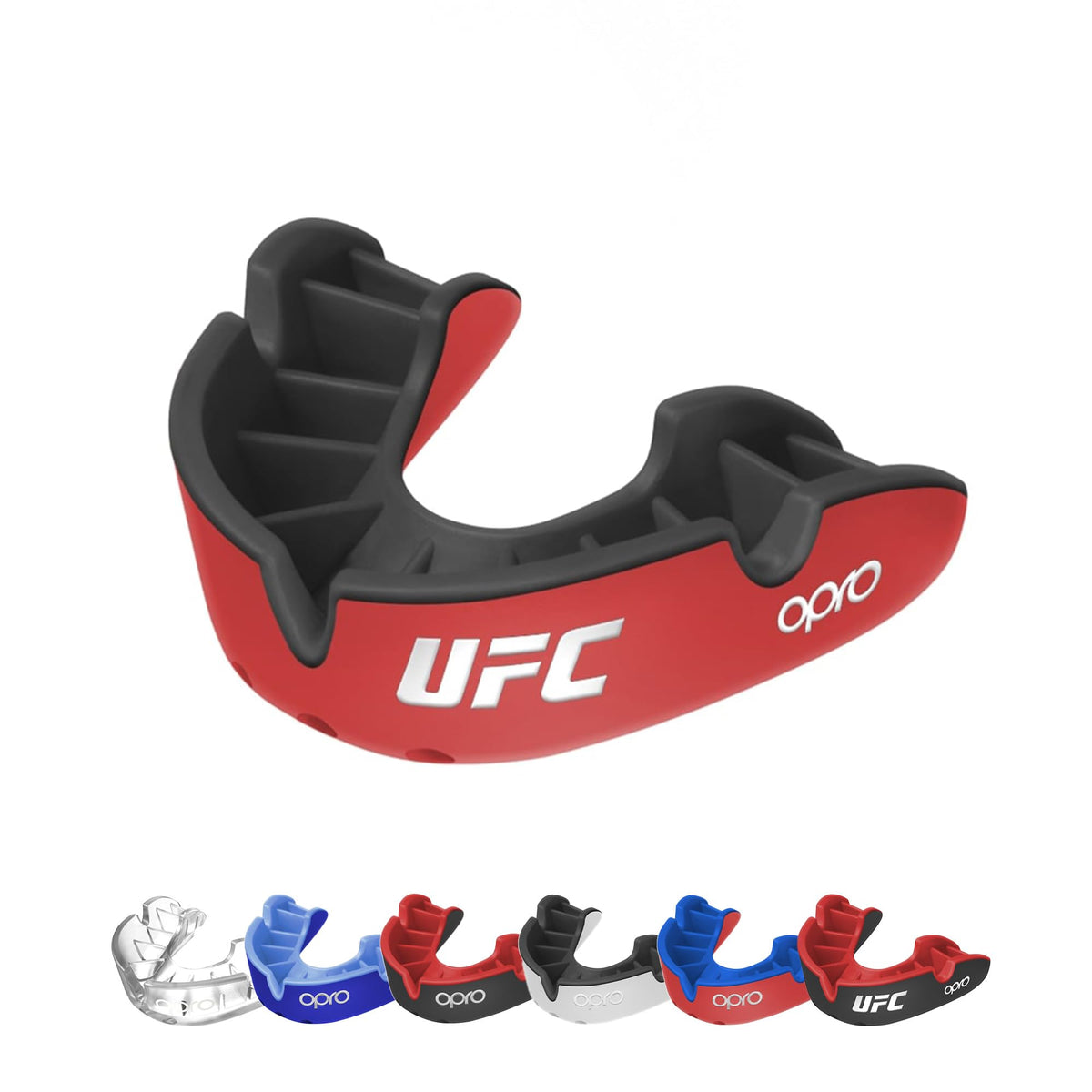 OPRO Silver Level Mouthguard Essential Fit – Gum Shield Adult and Kids – OPRO Mouth Guard Boxing and MMA, Easy Self-Fit Gum Shield Rugby and Hockey – Superior Protection with Dental Warranty