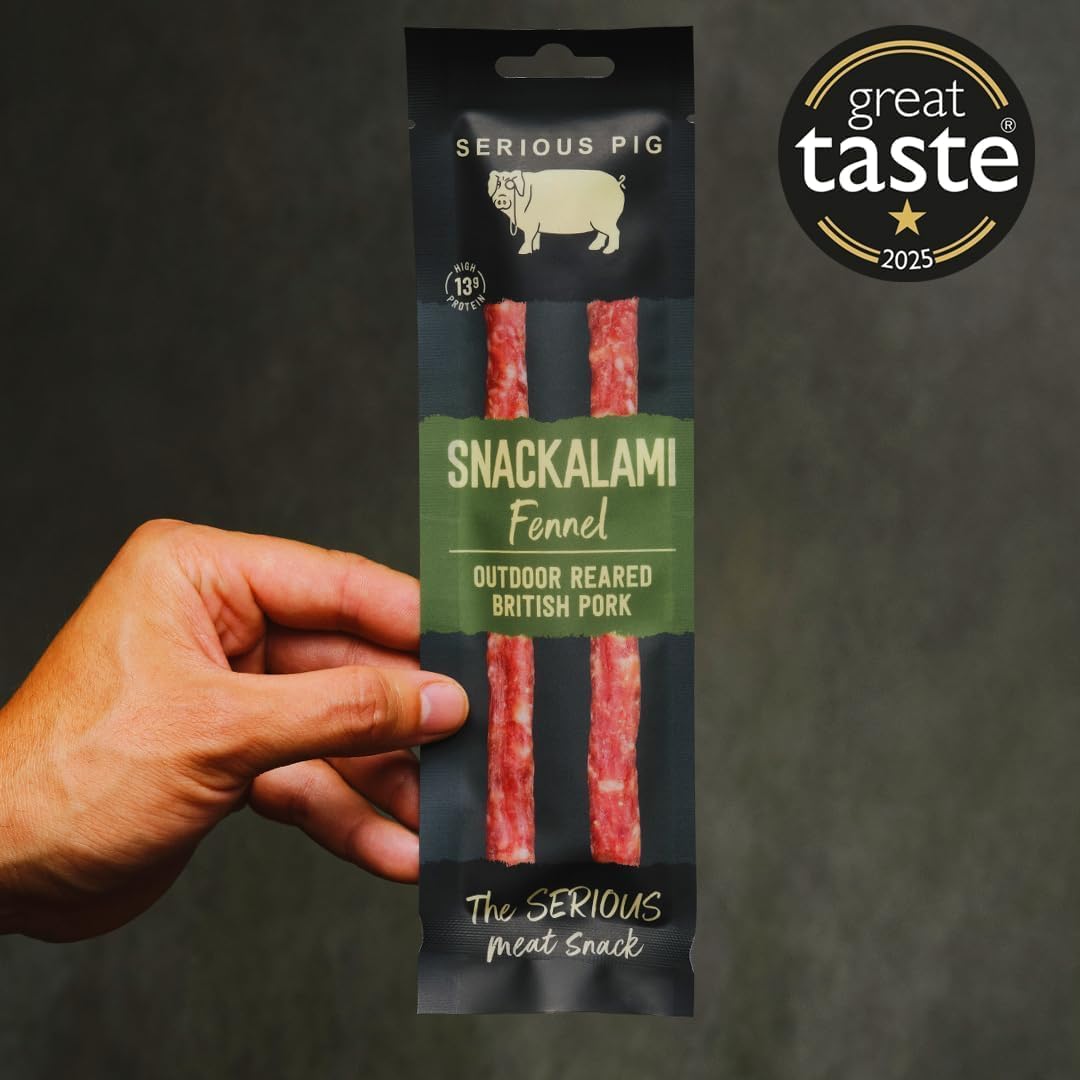 Serious Pig British Charcuterie Selection Box High - Protein Gluten Free Cured Meats (15 Packs)