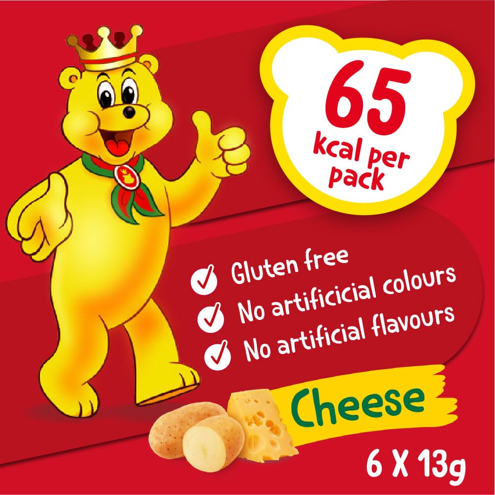 Pom Bear • Original Potato Snacks • Multipack • 6 Bags